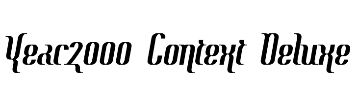 Year2000 Context Deluxe  免费字体下载