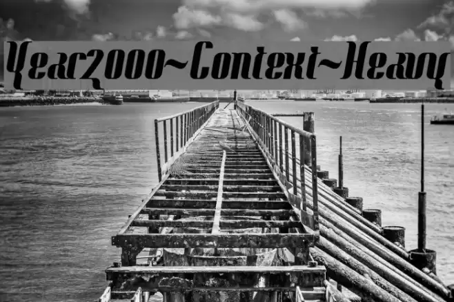 Year2000-Context-Heavy Caratteri examples