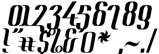 Year2000-Context-Regular フォント その他の文字