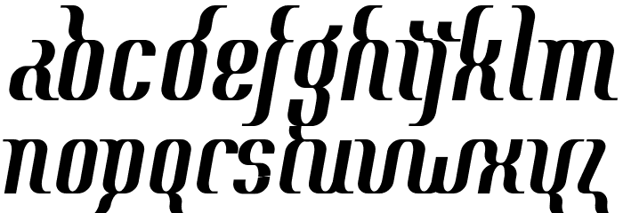 Year2000-Context-Regular Font LOWERCASE