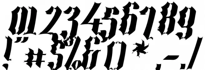 Year2000-Context-Scrambled-Hvy フォント その他の文字