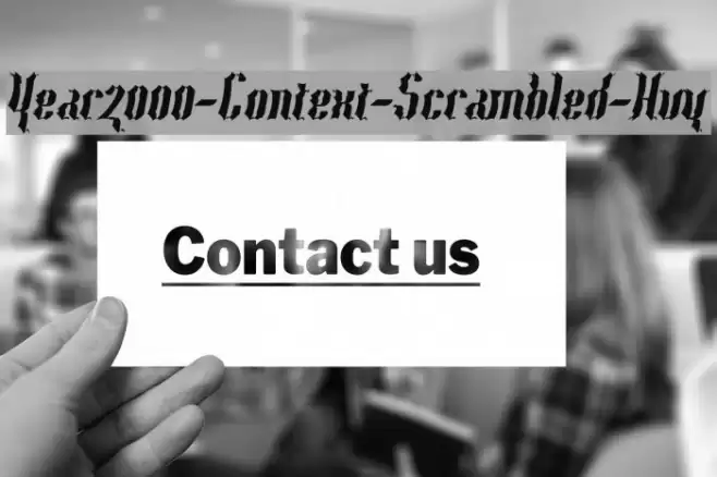 Year2000-Context-Scrambled-Hvy フォント examples