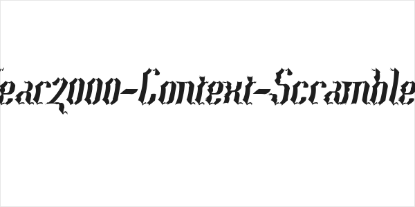 Year2000-Context-Scrambled Logo