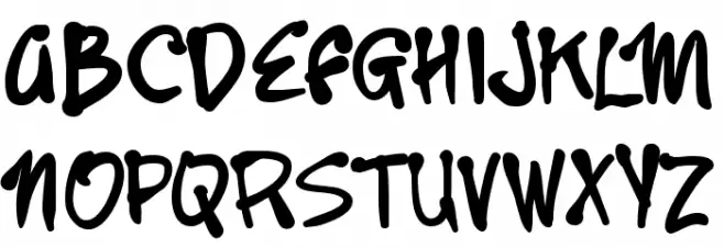 Year2000Boogie Font Litere mari