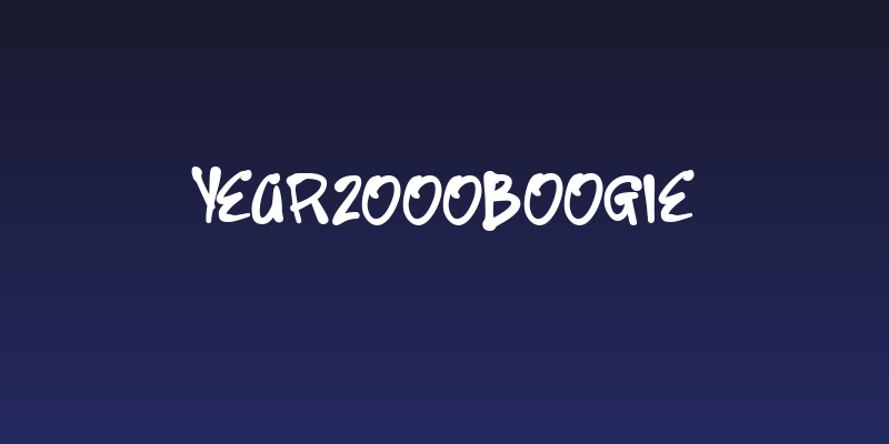 Year2000Boogie Social Header