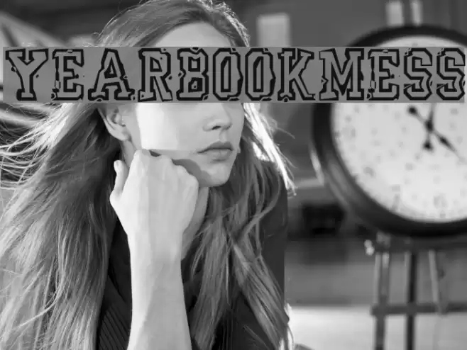 YearBookMess Fonte examples