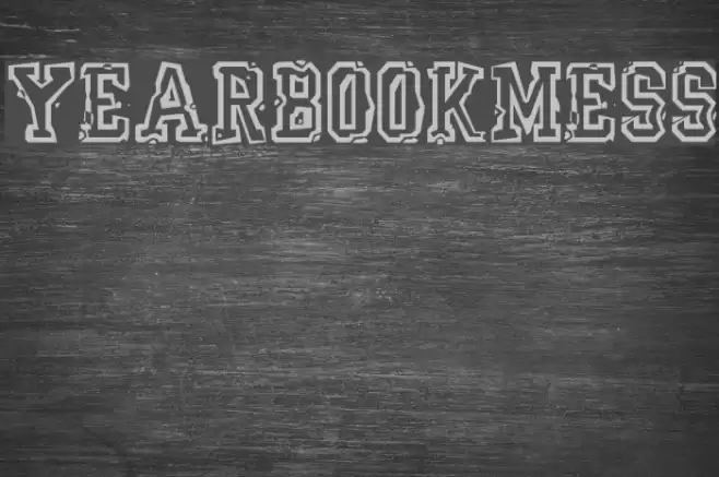 YearBookMess Fonte examples