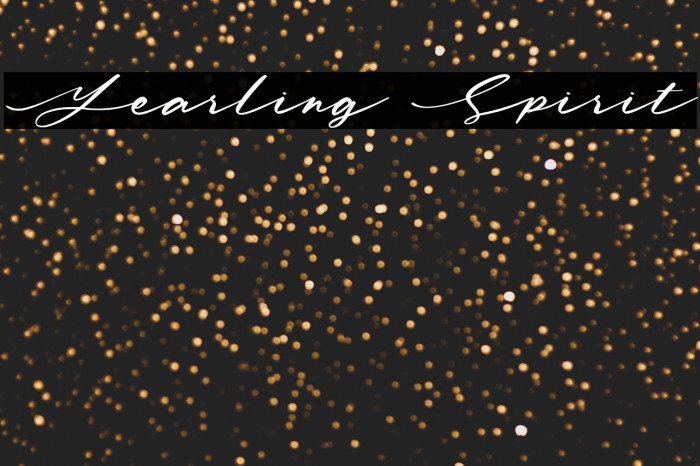 Yearling Spirit Example 3