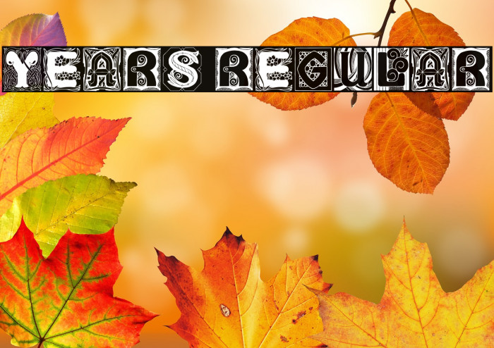 Years Regular Example 3