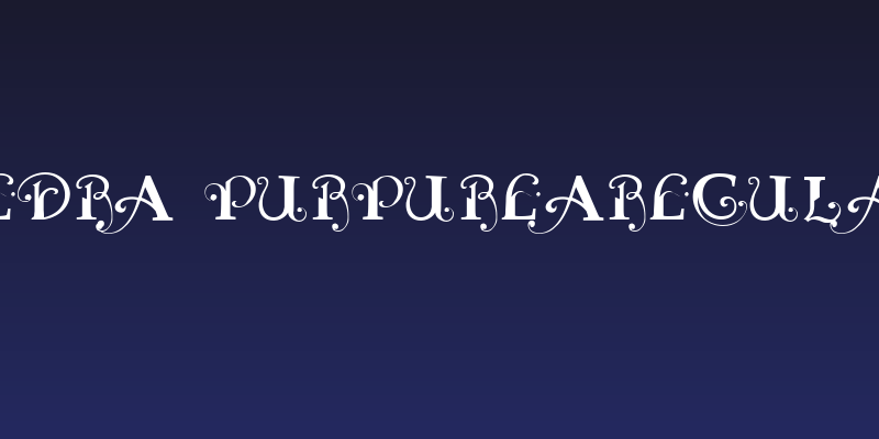 Yedra PurpureaRegular Social Header