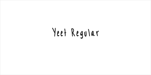 Yeet Regular Logo