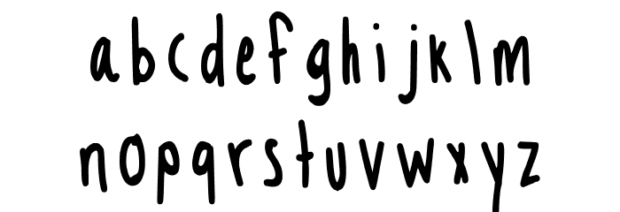 Yeet Regular Font LOWERCASE