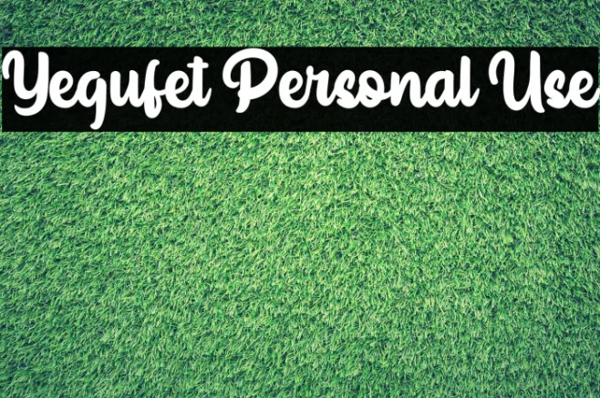 Yegufet Personal Use Example 1