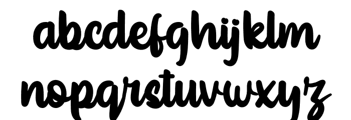 Yegufet Personal Use Font LOWERCASE