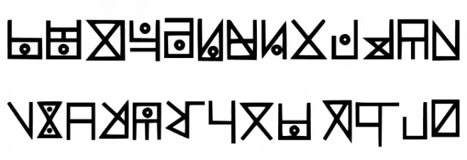 Yelekish Font Regular Fuentes MAYÚSCULAS