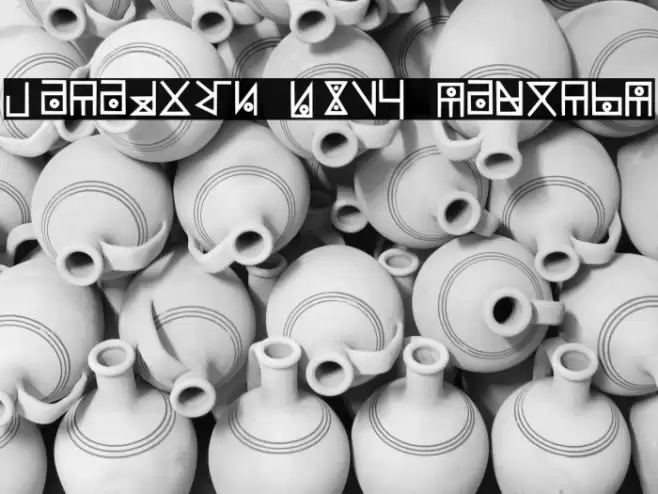 Yelekish Font Regular Font examples