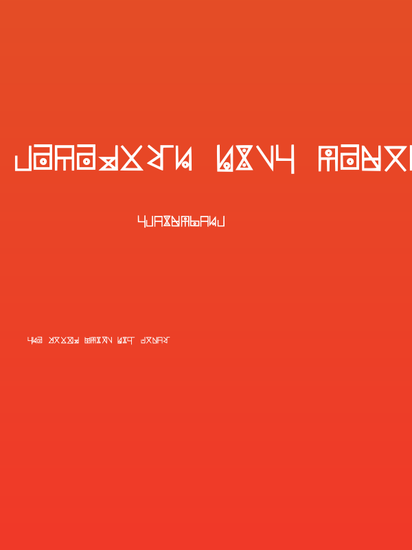 Yelekish Font Regular Poster