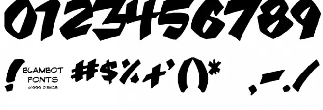 YellaBelly Font OTHER CHARS