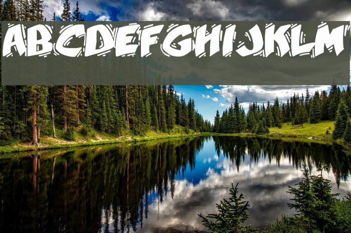 YellaBelly Font examples