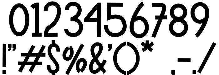 Yello Cat Font OTHER CHARS