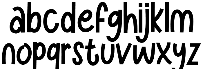 Yello Cat Font LOWERCASE