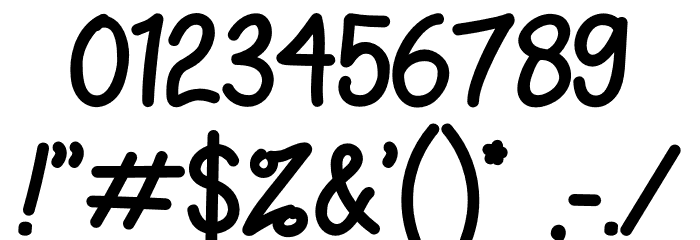 Yello Lemon Font OTHER CHARS