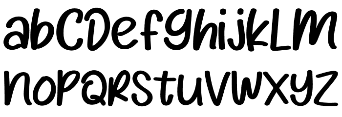 Yello Lemon Font LOWERCASE