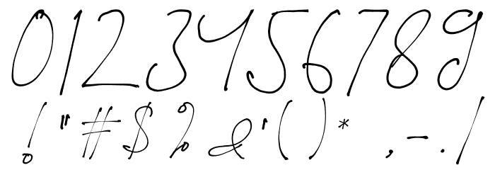 Yellova Signature Font OTHER CHARS