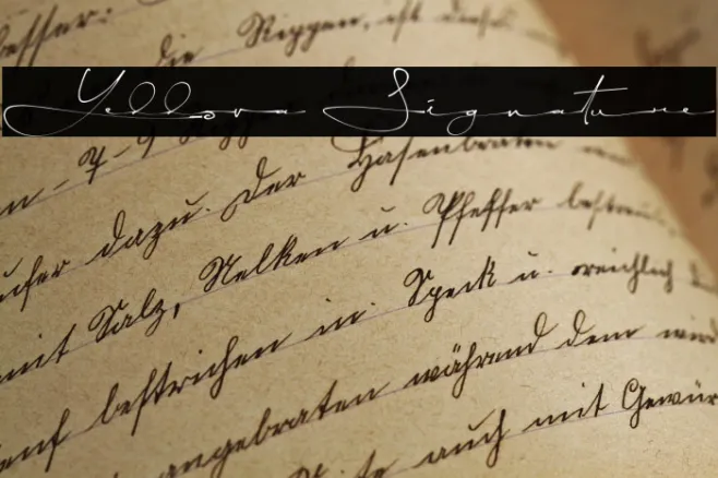 Yellova Signature Example 1