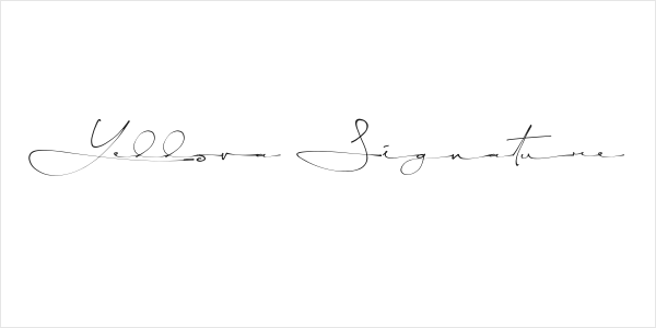 Yellova Signature Logo
