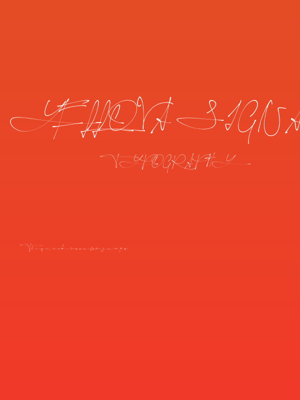 Yellova Signature Poster