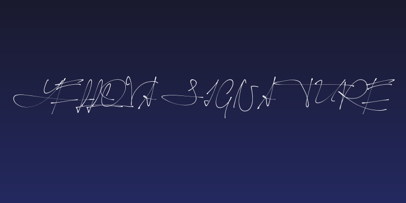 Yellova Signature Social Header