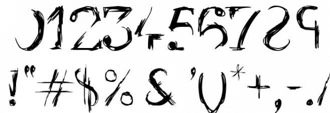 Yellow Back Radio Font OTHER CHARS