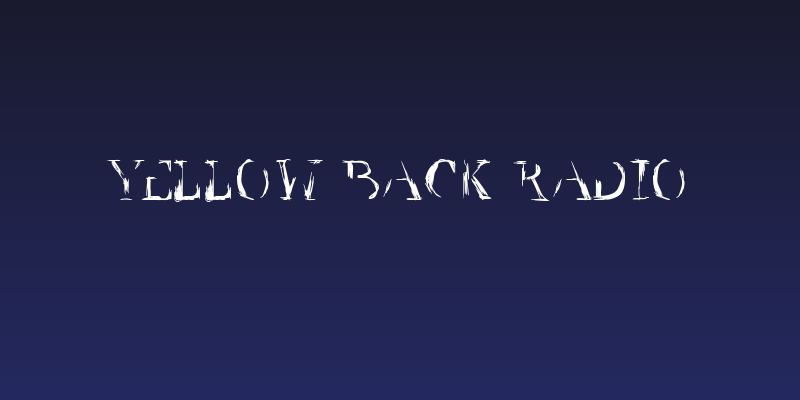 Yellow Back Radio Social Header