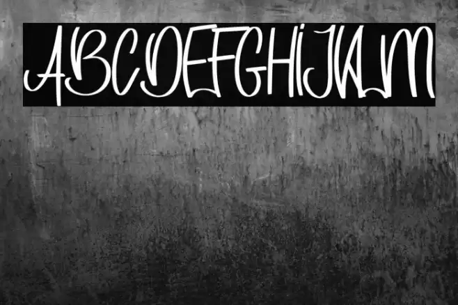 Yellow Black - Personal Use Font examples