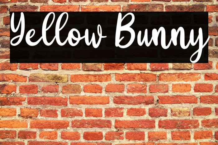 Yellow Bunny Example 2