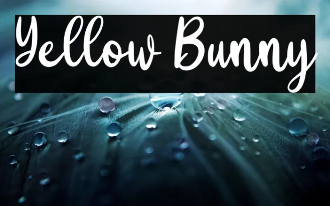 Yellow Bunny Example 3