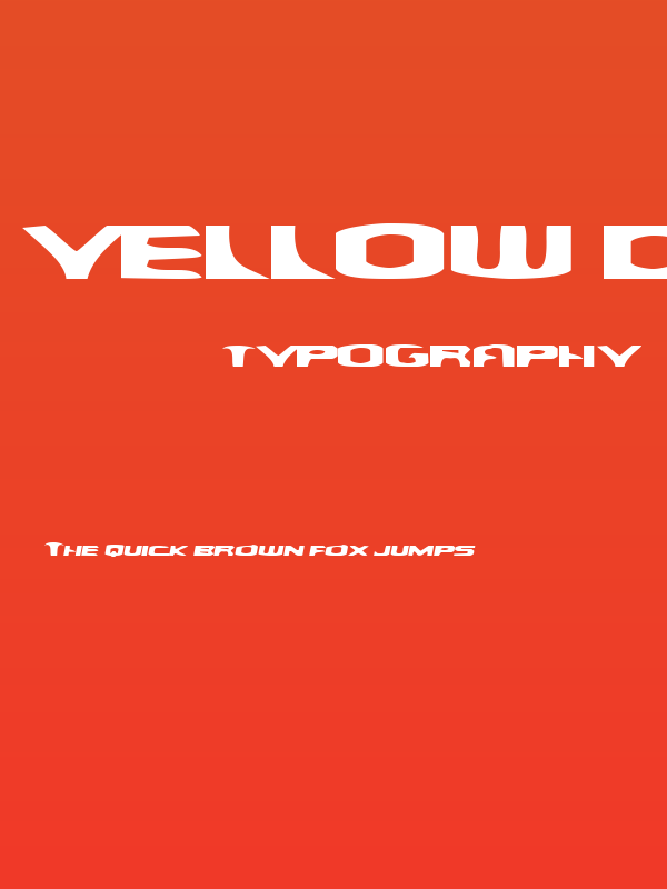 Yellow Dog Poster