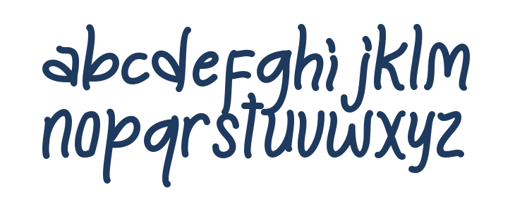 Yellow Easter Lowercase