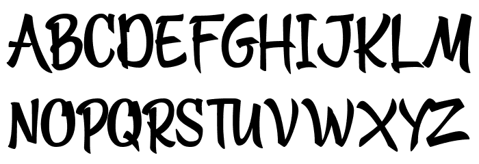 Yellow Ginger Font OTHER CHARS