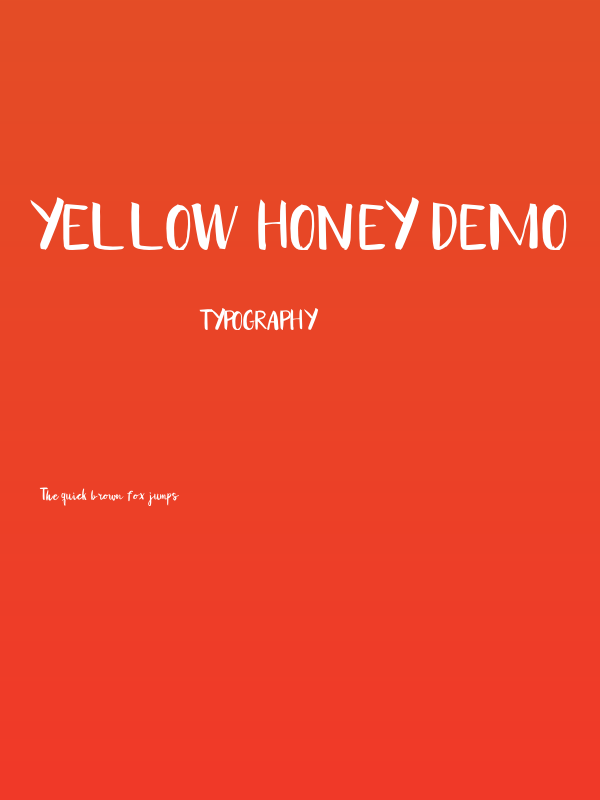 Yellow Honey DEMO Poster