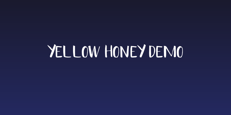 Yellow Honey DEMO Social Header