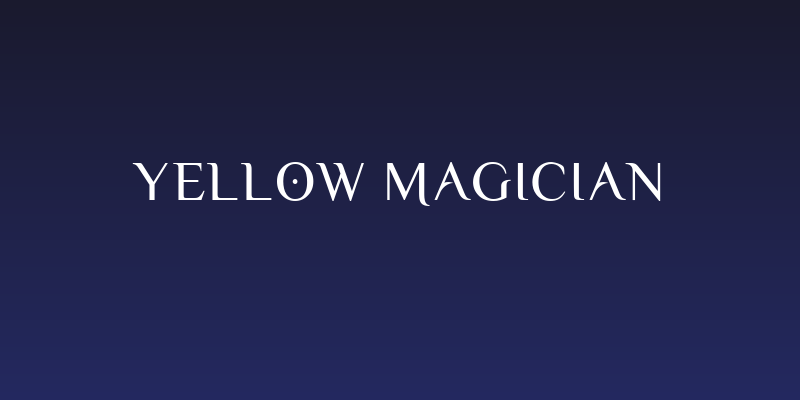 Yellow Magician Social Header