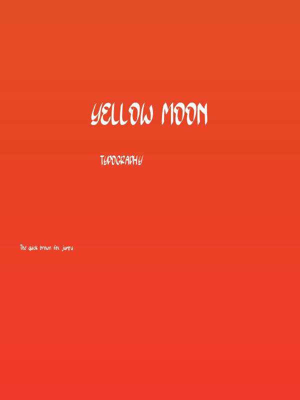 Yellow Moon Poster