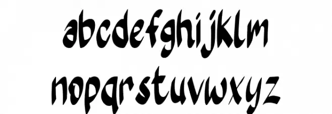 Yellow Moon 字体 小写