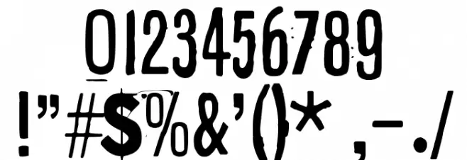 Yellow Ob La Queue Font OTHER CHARS