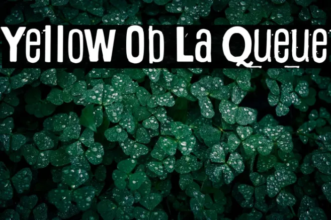 Yellow Ob La Queue Example 1