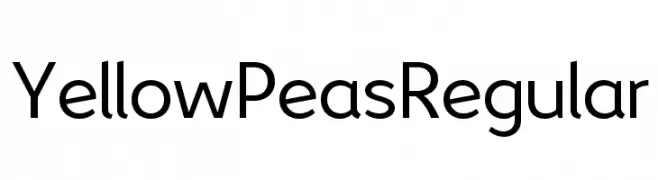 Yellow Peas Regular  لخطوط تنزيل