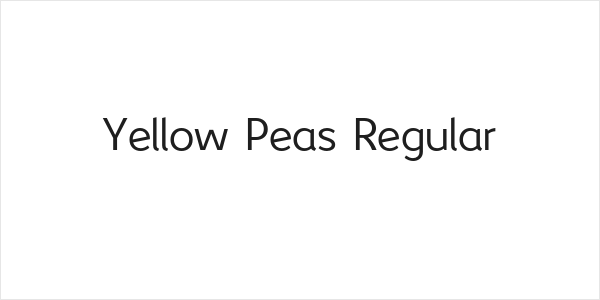 Yellow Peas Regular Logo