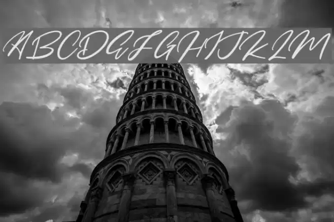 Yellow Pen Font examples